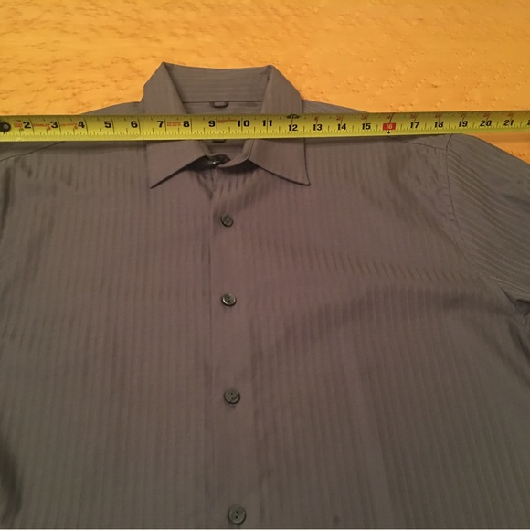KENNETH COLE REACTION Long Sleeve Dress Shirt. L 16 1/2 34-35 - Picture 10 of 14